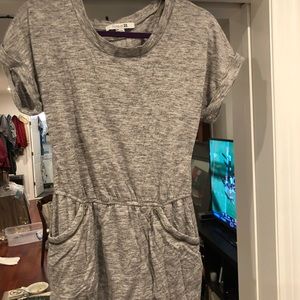 Grey cotton sleeved romper!